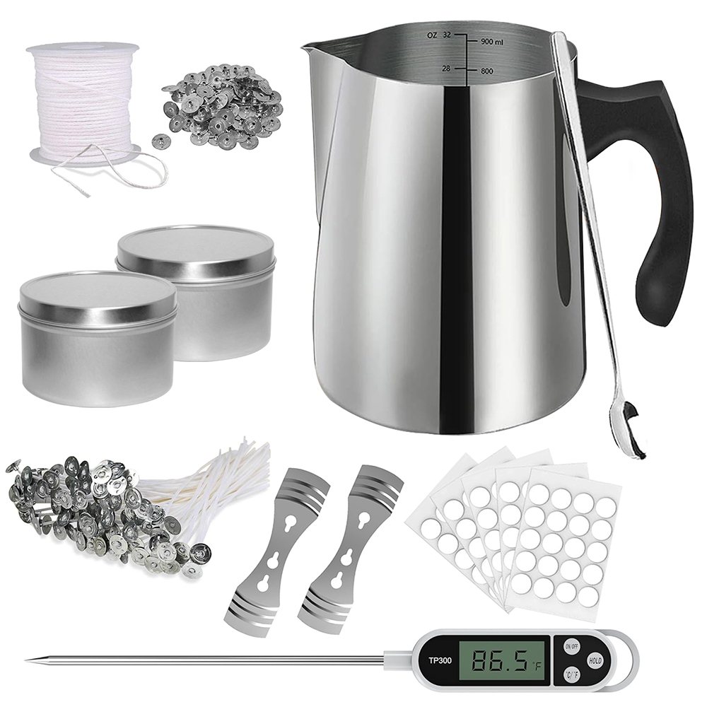 Candle Making Supplies Jars - لوازم مجموعة أدوات صنع الشموع بما