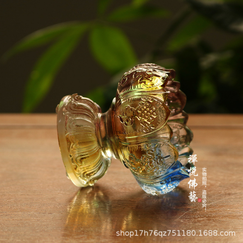 Candle Glass Supplies - حامل شموع زجاجي على شكل زهرة