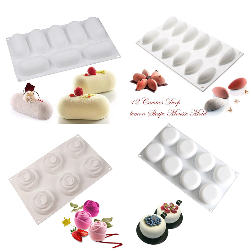 Candle Supplies Eu - موس كعكة قالب من السيليكون زهرة