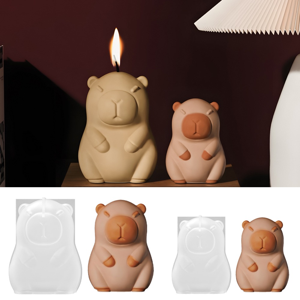 Candle Supplies Tins - يقف كابيبارا رائحة شمعة قالب من