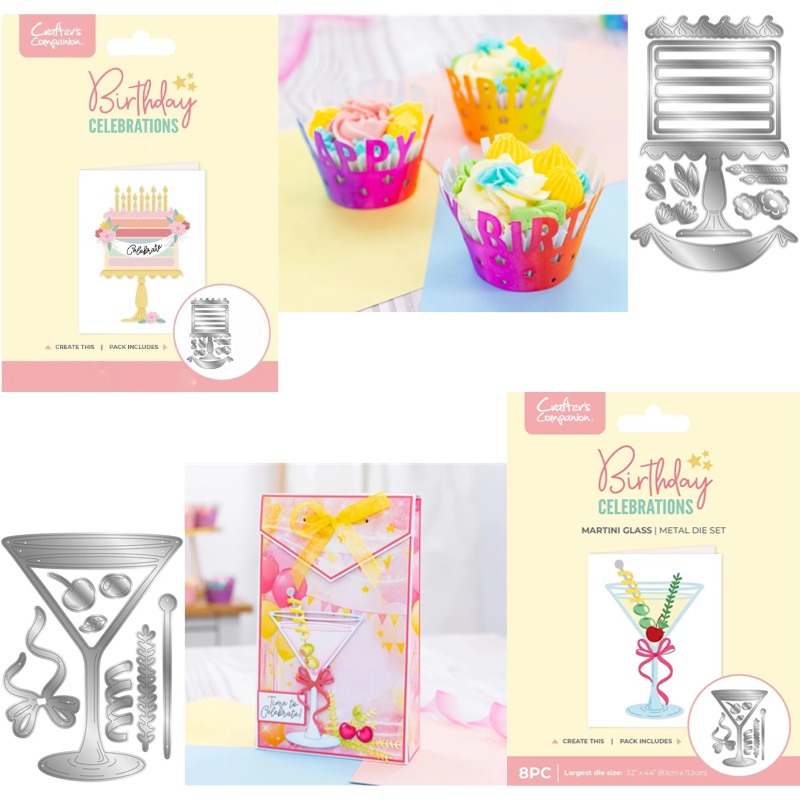 Candle Glass Supplies - مارتيني الزجاج الاستنسل والمعادن قطع يموت