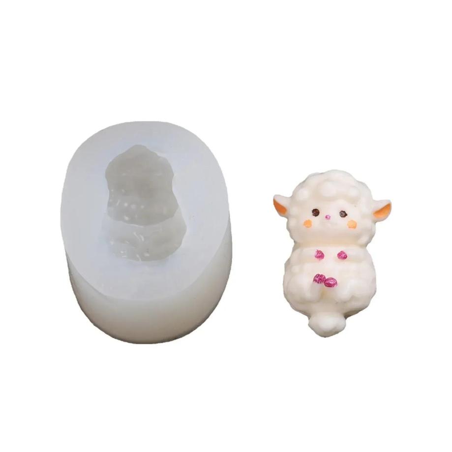 Candle Supplies Eu - قالب سيليكون على شكل خروف كرتوني