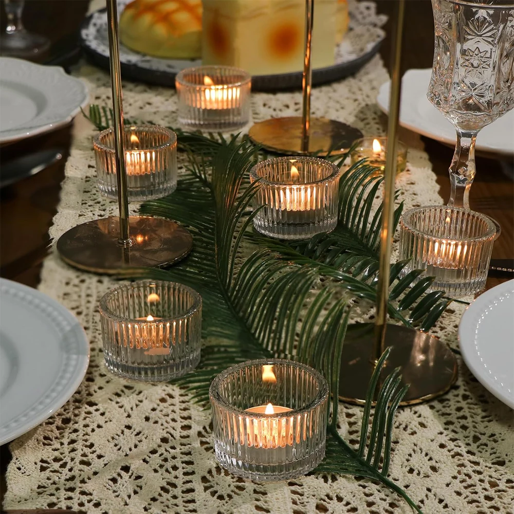 6/12 قطعة حاملات شموع زجاجية ش - مراجعة Candle Glass Supplies وسعره