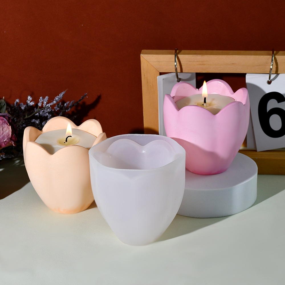 توليب شمعة حامل قوالب السيليكو - مراجعة Candle Holder Supplies وسعره