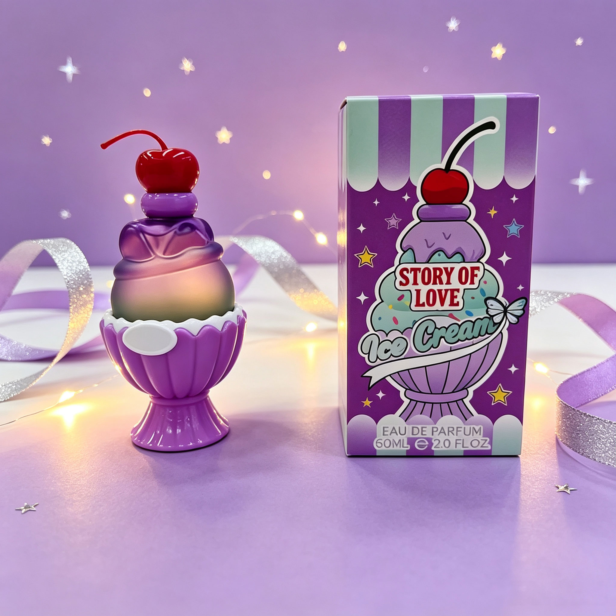 عطر على شكل آيس كريم لطيف 60 م - مراجعة Candle Shop وسعره