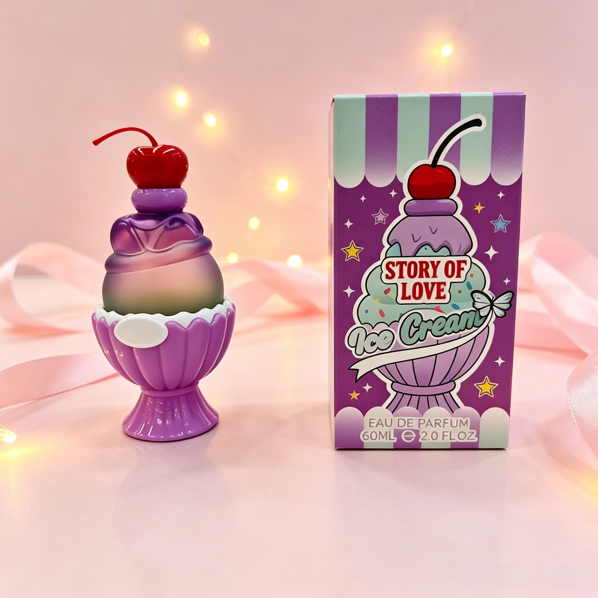 عطر على شكل آيس كريم لطيف 60 م - مراجعة Candle Shop وسعره