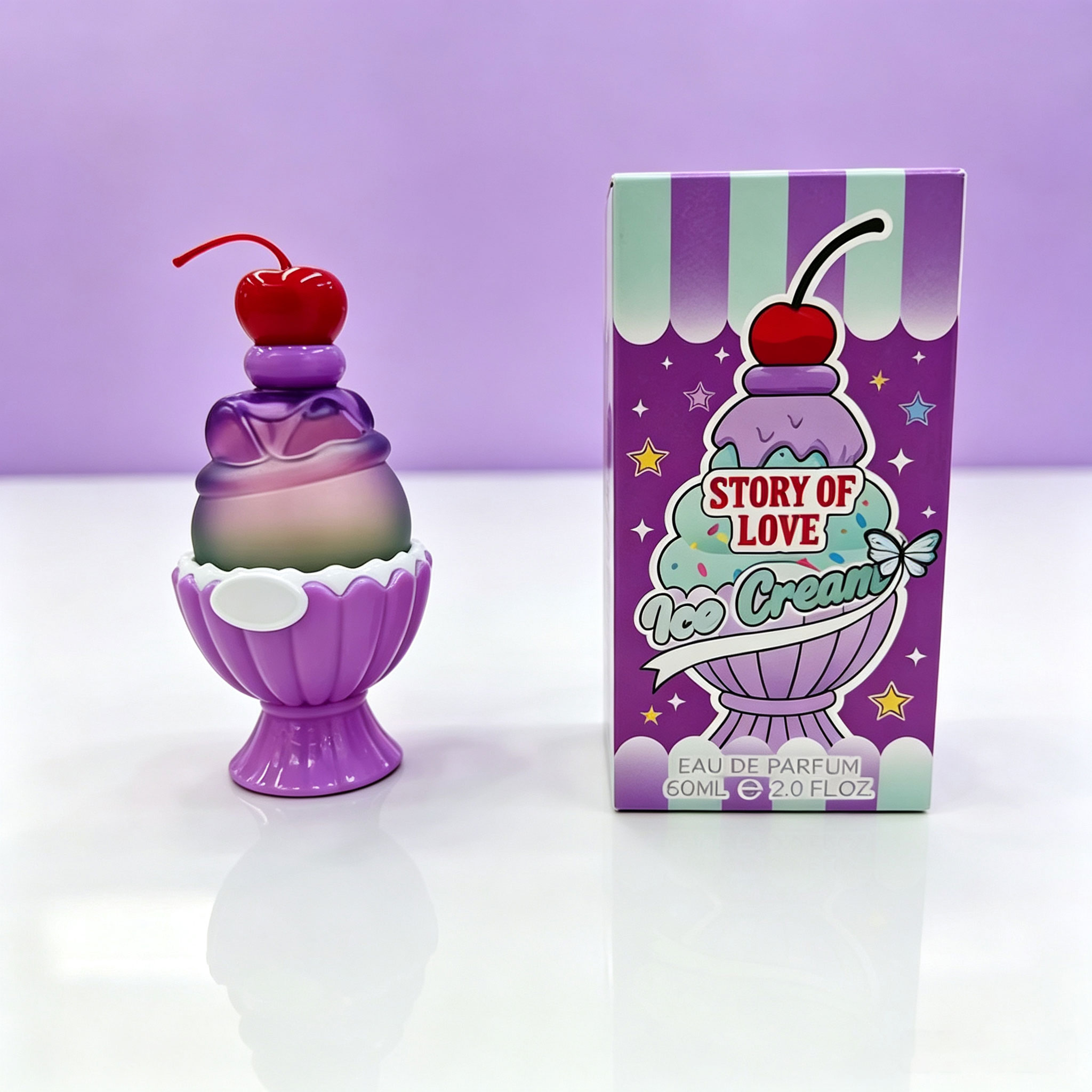عطر على شكل آيس كريم لطيف 60 م - مراجعة Candle Shop وسعره