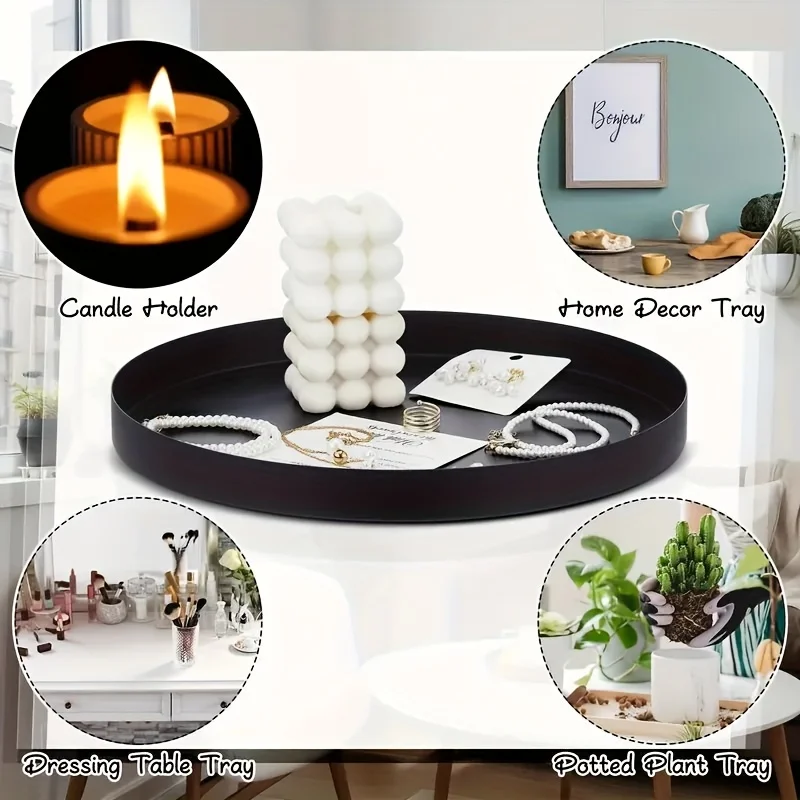 قطعة واحدة من صينية ABS دائرية - مراجعة Candle Holder Supplies وسعره