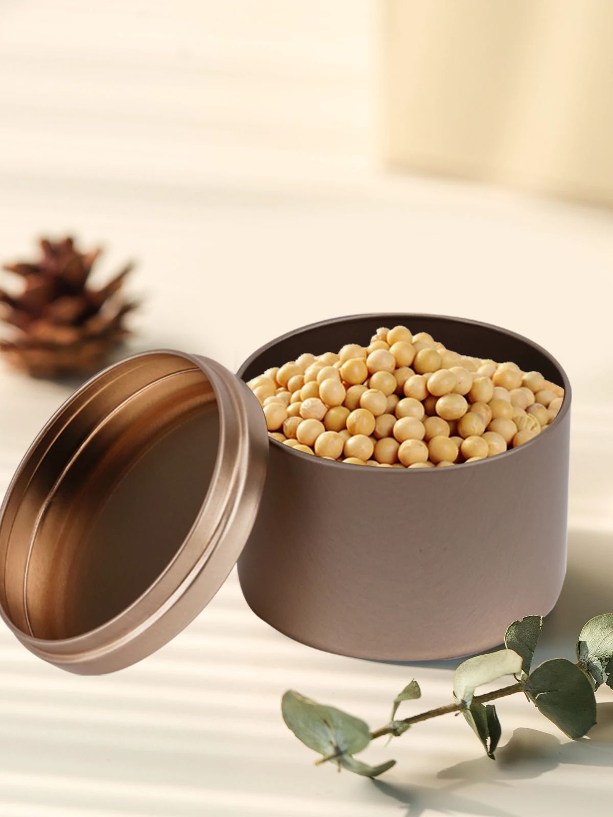 علب شموع معدنية بأغطية ، طقم ص - مراجعة Candle Making Supplies Jars وسعره