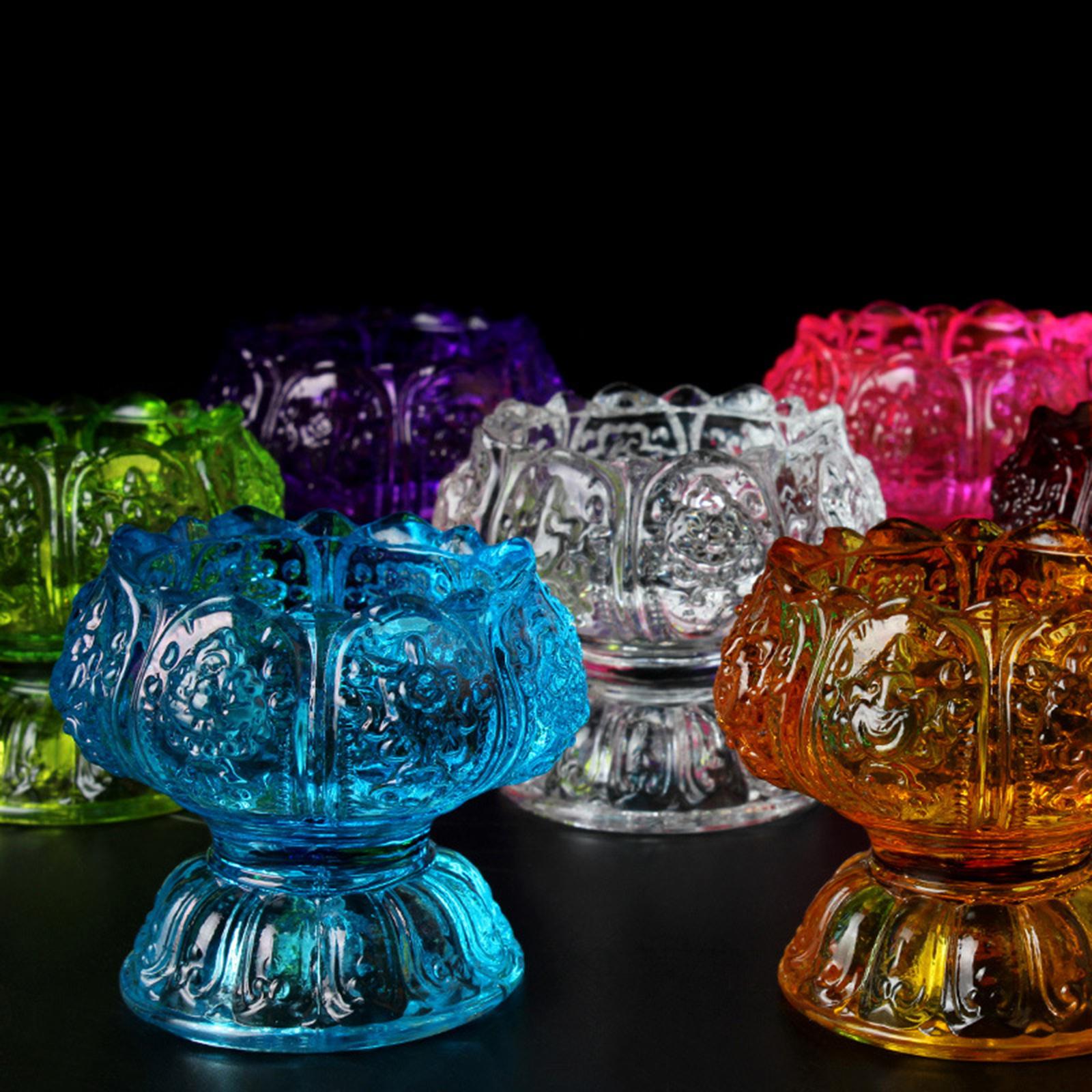 حامل شموع صغير للوازم البوذية  - مراجعة Candle Glass Supplies وسعره
