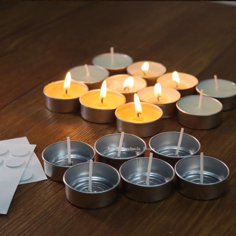 علبة شمع شاي دائرية من الألومن - مراجعة Candle Supplies Tins وسعره
