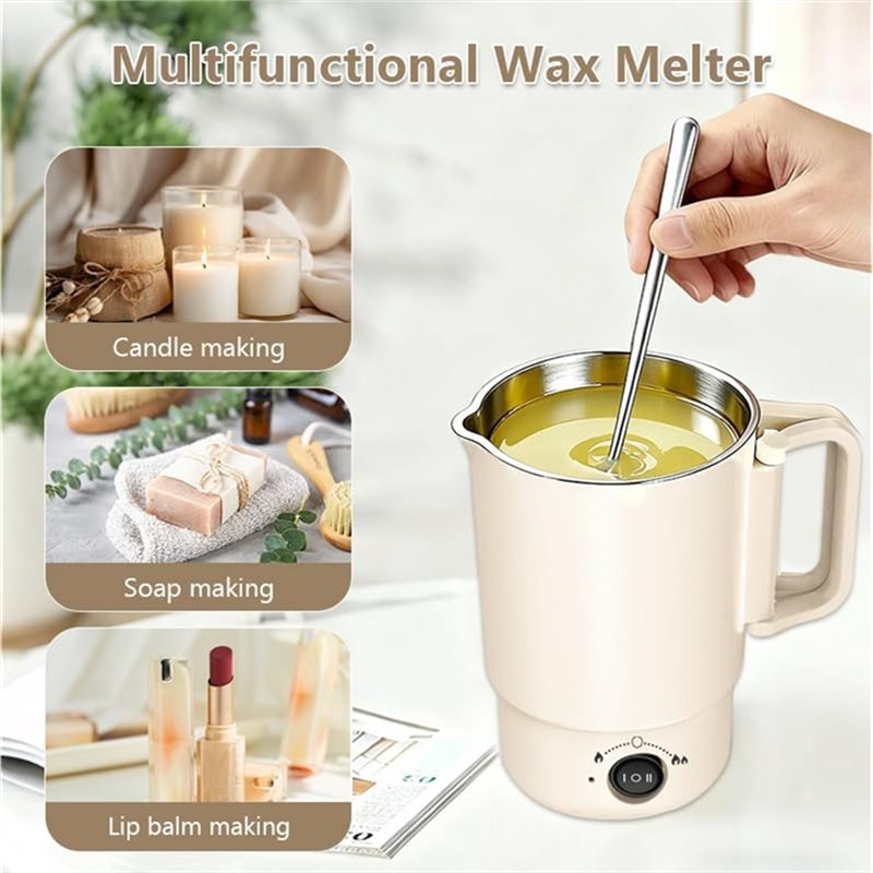 طقم وعاء كهربائي لصهر الشمع A4 - مراجعة Candle Making Supplies Jars وسعره