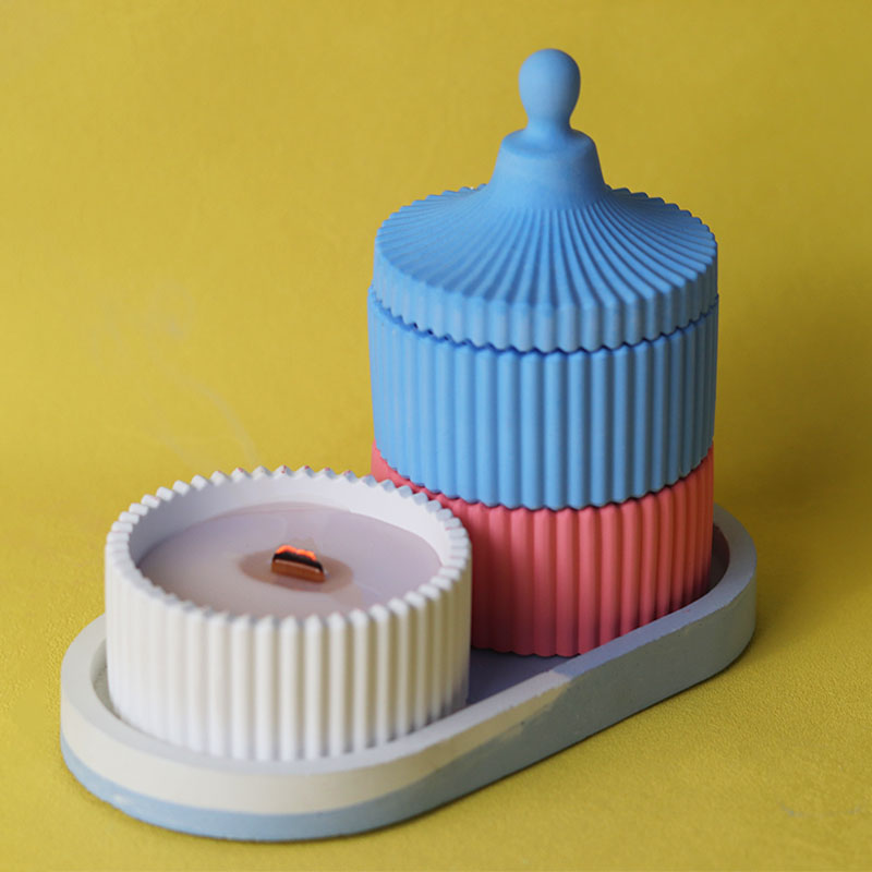 جرة شمعة خرسانية قالب من السيل - مراجعة Candle Making Supplies Jars وسعره