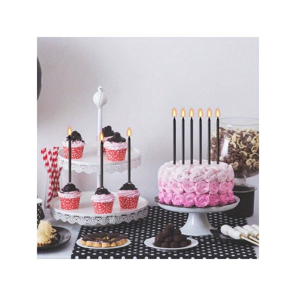 24 قطعة شمعة معدنية طويلة شمعة - مراجعة Candle Holder Supplies وسعره