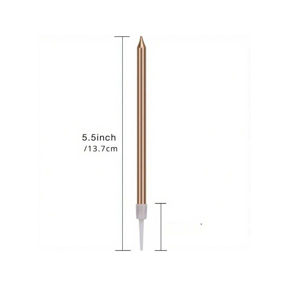 24 قطعة شمعة معدنية طويلة شمعة - مراجعة Candle Holder Supplies وسعره