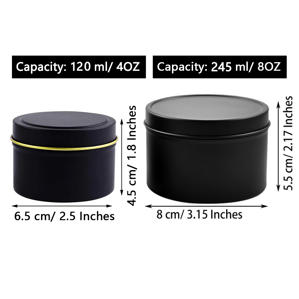 علب شموع 4 أونصة/ 8 أونصة مع أ - مراجعة Candle Making Supplies Jars وسعره