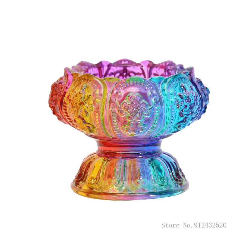 حامل مصباح ملون عالي القدم، حا - مراجعة Candle Glass Supplies وسعره