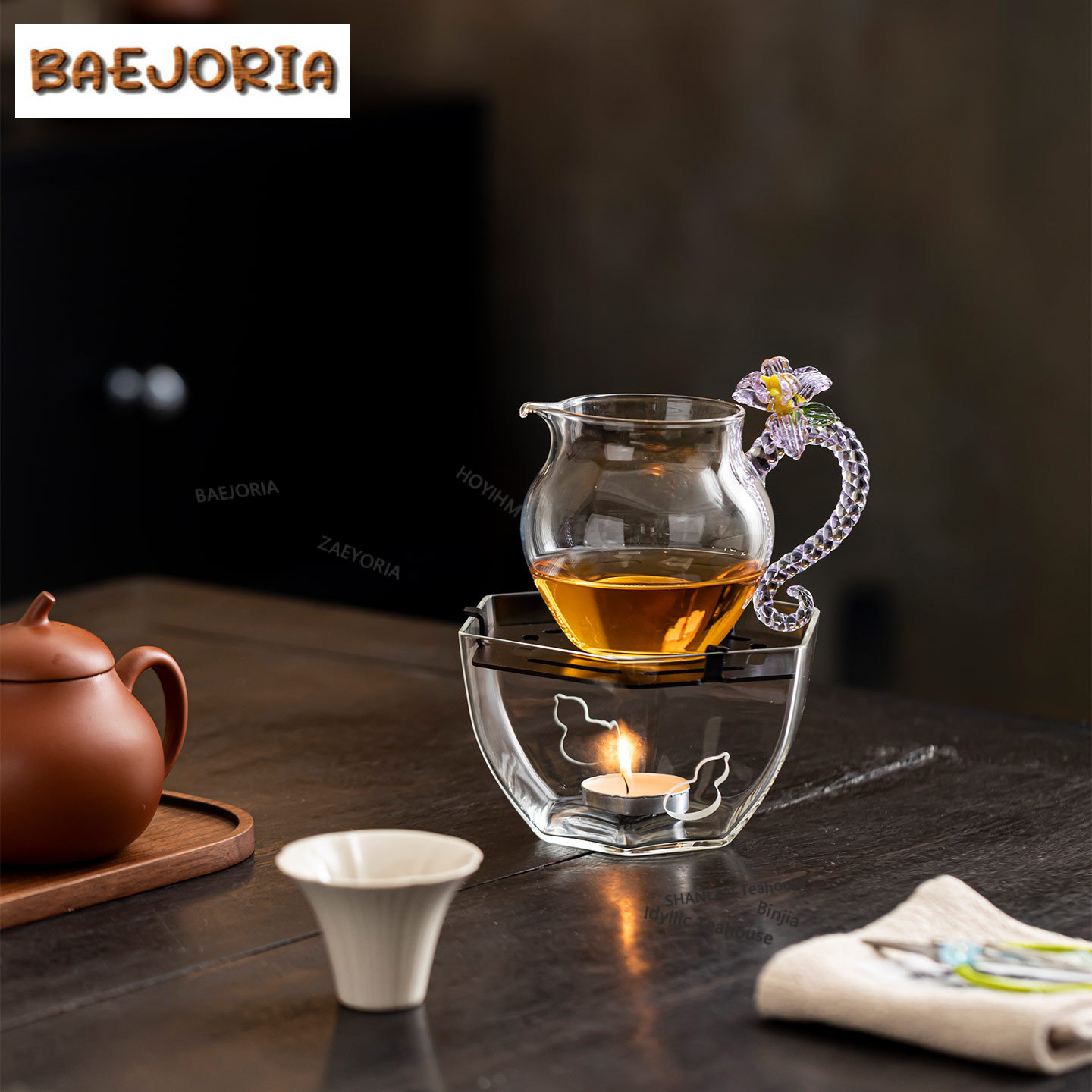 حامل زجاجي سداسي الشكل على شكل - مراجعة Candle Holder Supplies وسعره