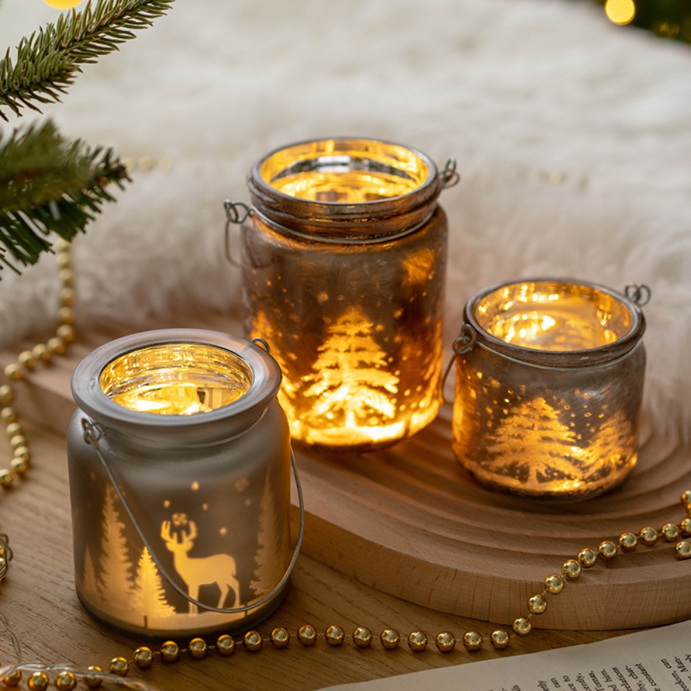 عيد الميلاد مطلي الزجاج شمعة ح - مراجعة Candle Glass Supplies وسعره