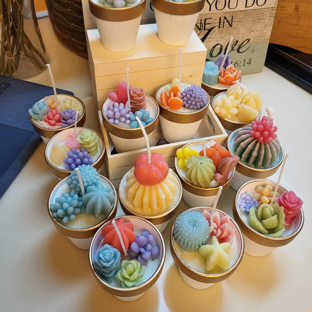 6 قطعة قوالب شموع سيليكون عصار - مراجعة Candle Supplies Tins وسعره