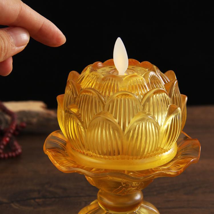 مصباح زهرة اللوتس الزجاجي المل - مراجعة Candle Glass Supplies وسعره