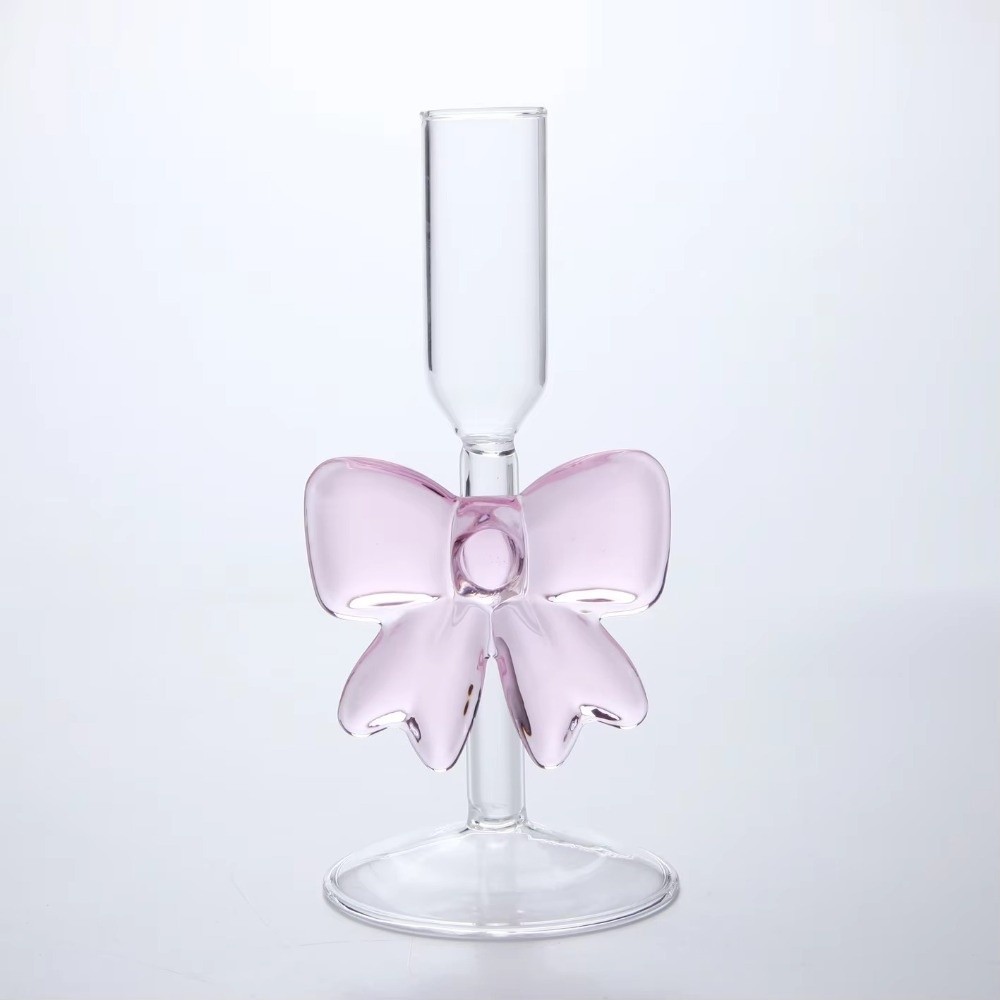 حامل شموع زجاجي شفاف طويل، مست - مراجعة Candle Glass Supplies وسعره