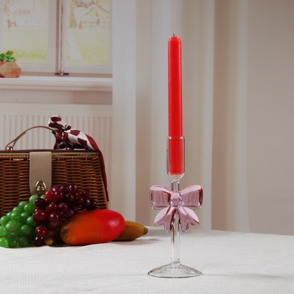 حامل شموع زجاجي شفاف طويل، مست - مراجعة Candle Glass Supplies وسعره